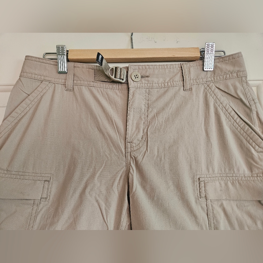 REI Co-op Cargo Pants Tan Relaxed Fit Women's 8 Petite - Picture 2 of 10